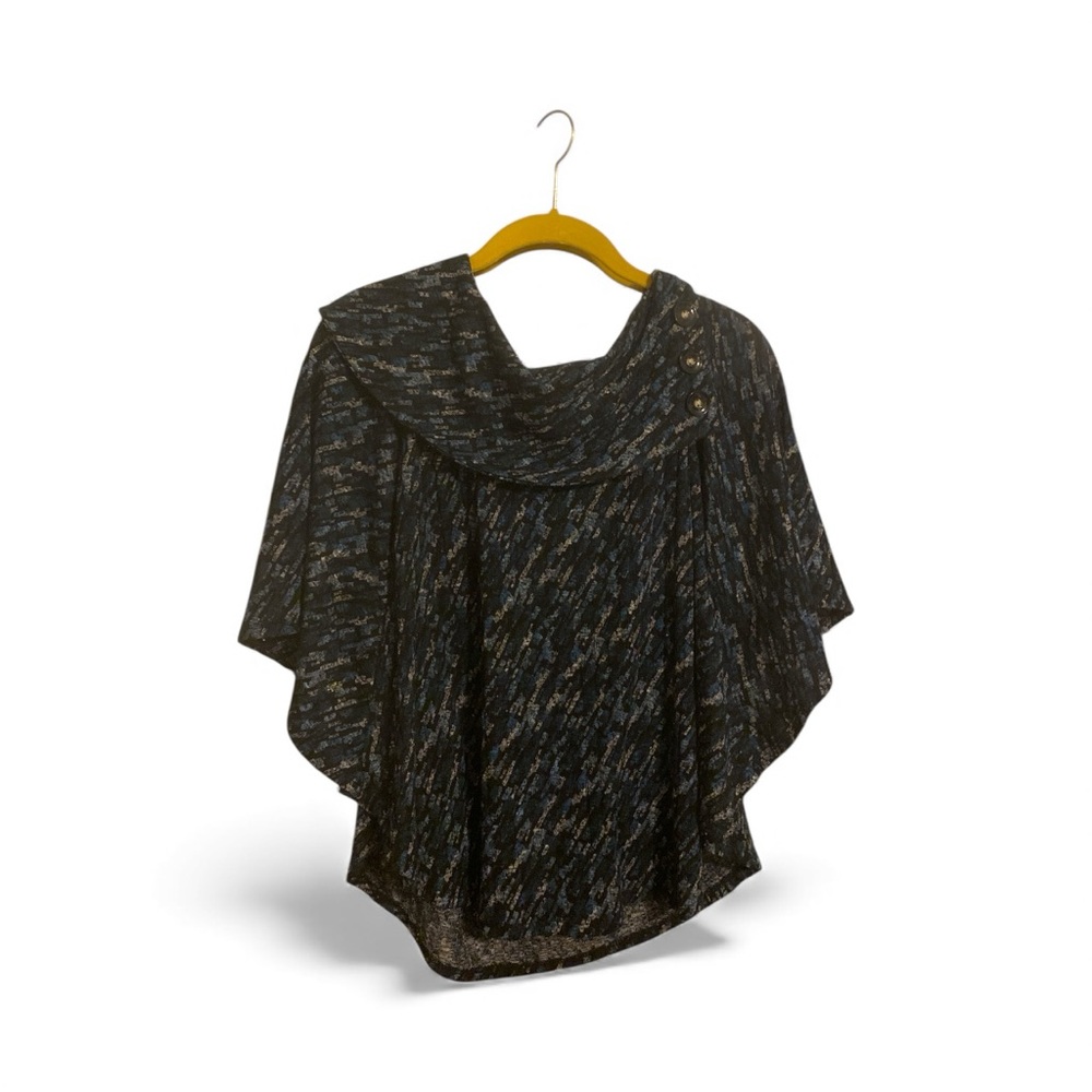 I.N. Studio Black and Gray Tunic Top